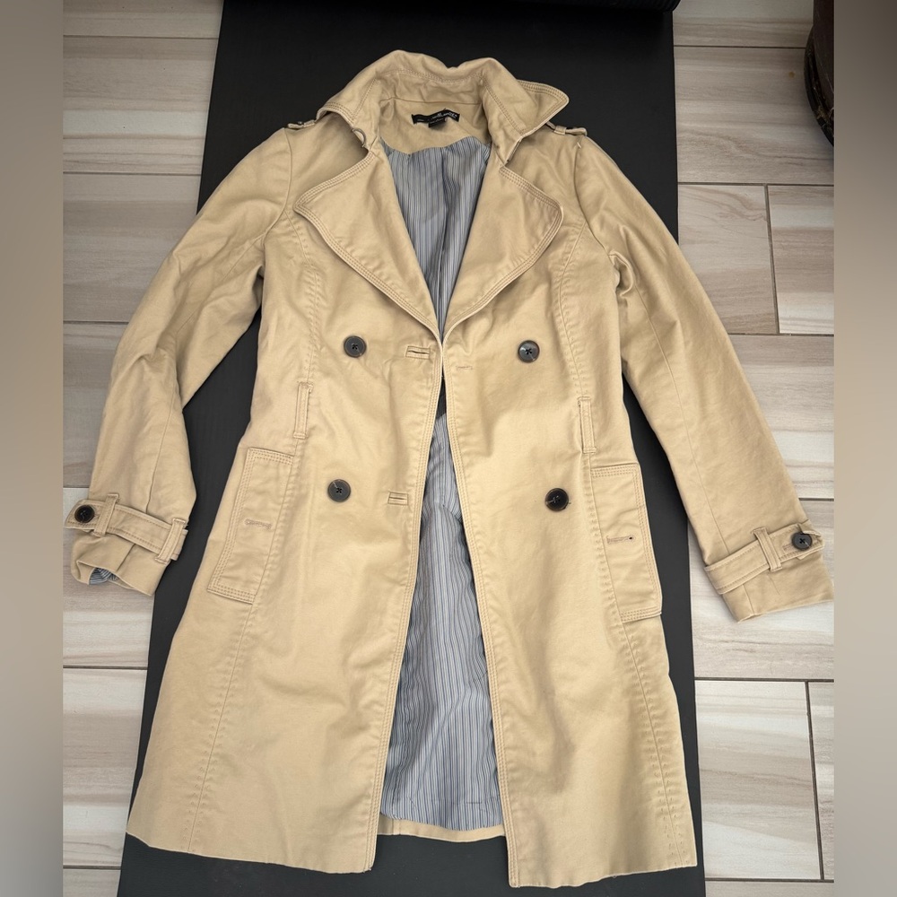 Willi Smith Beige Trench Coat